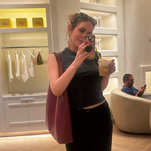 Coach Brooklyn Shoulder Bag 39 in Red / Burgundy - Picture 6 of 17